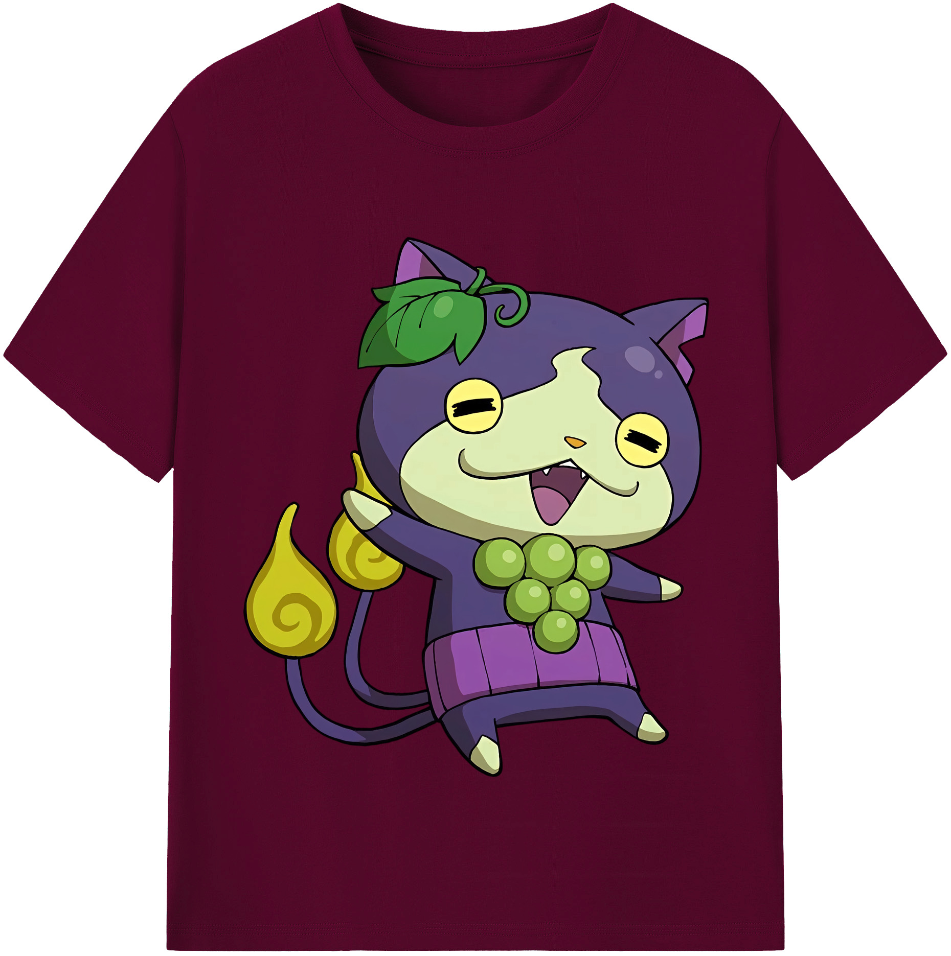 （画像用） 妖怪ウォッチ Yo-kai Watch レディースカジュアルプリントTシャツ（綿100％）